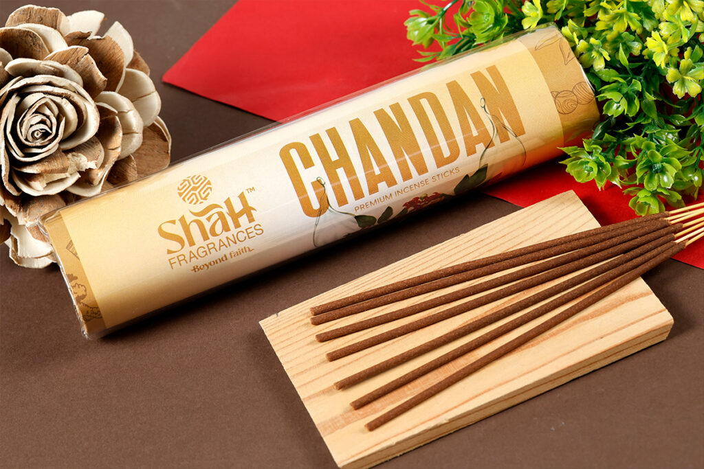 Chandan Agarbatti Roll Pack 250 Gms Shah Fragrances