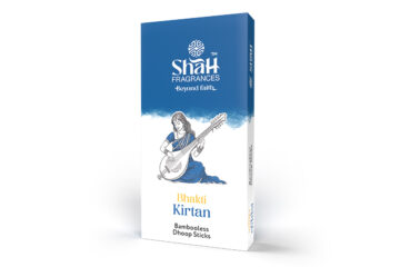 Shah Fragrances | Bhakti Kirtan Dhoop Sticks Box 90g | Premium Fragrance for Pooja, Meditation & Relaxation | Long-Lasting Aroma | Home Fragrance